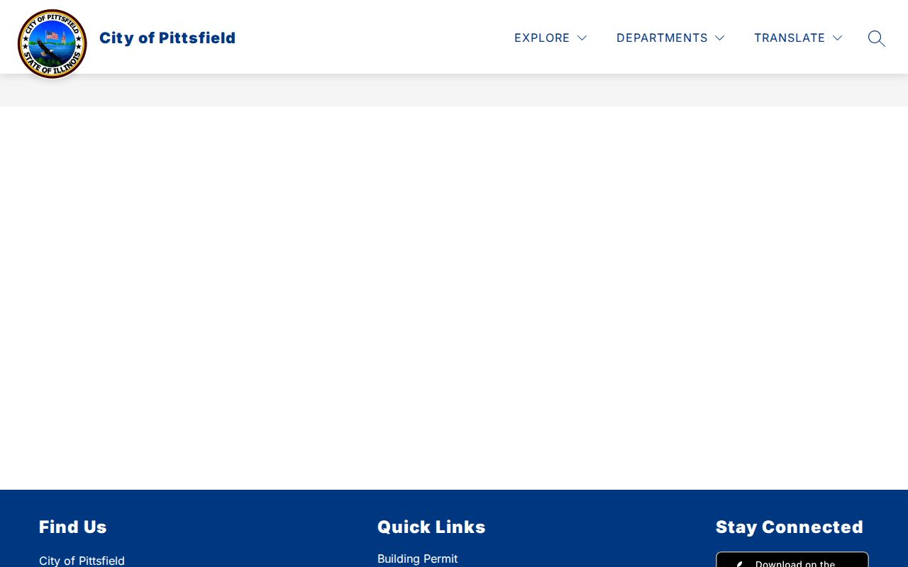 Pittsfield Police Department arrest records and FOIA contact page